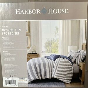 Harbor House Brooks Cotton Oversized 5pc Comforter Set - Queen